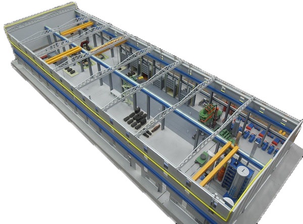 modelli plastici prototipi sezionati industriali